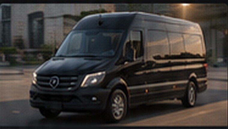 Black executive van